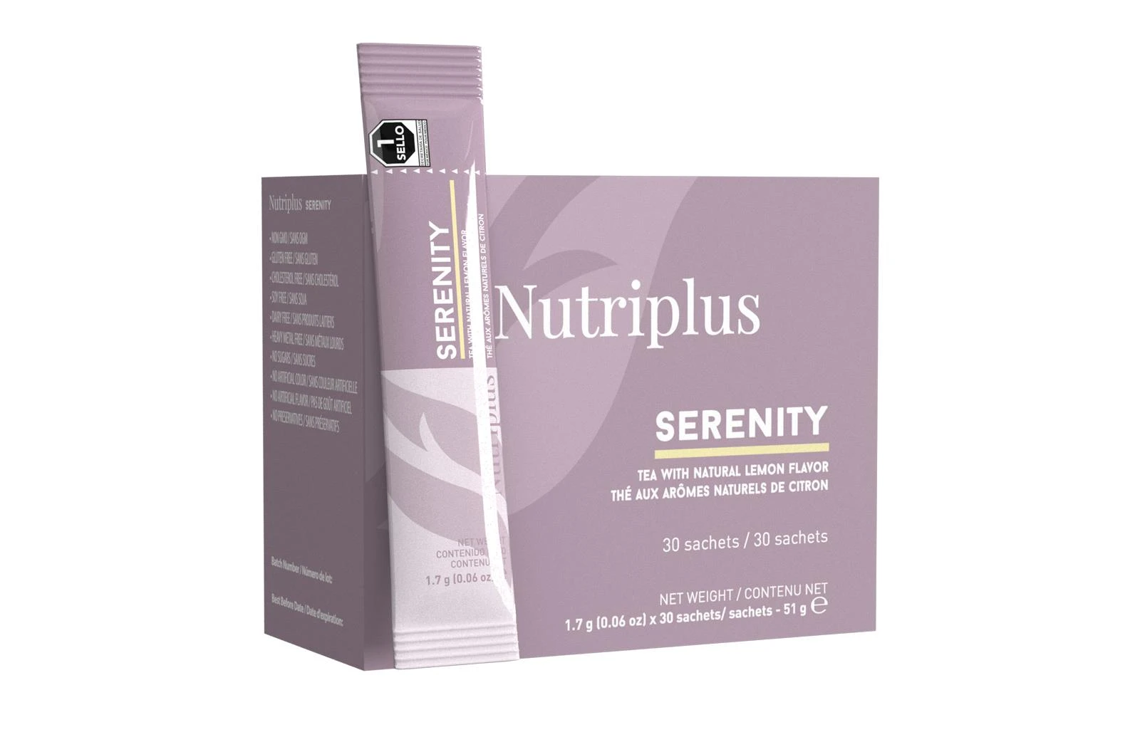 Nutriplus Serenity Lemon Tea